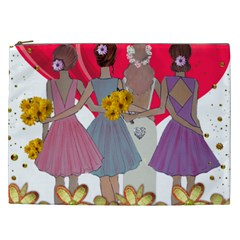 Girl Power Cosmetic Bag (xxl) by burpdesignsA