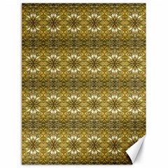 Golden Ornate Pattern Canvas 18  X 24  by dflcprintsclothing