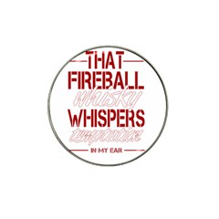 Fireball Whiskey Shirt Solid Letters 2016 Hat Clip Ball Marker by crcustomgifts