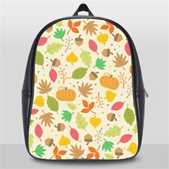 Thanksgiving Pattern School Bag (large) by Valentinaart