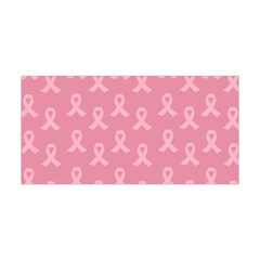 Pink Ribbon - Breast Cancer Awareness Month Yoga Headband by Valentinaart