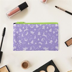 Christmas Pattern Cosmetic Bag (xs) by Valentinaart