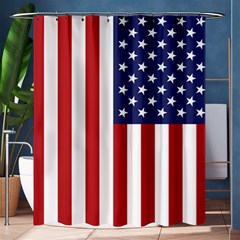 Us Flag Stars And Stripes Maga Shower Curtain 60  X 72  (medium)  by snek