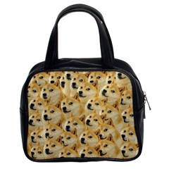 Doge Meme Doggo Kekistan Funny Pattern Classic Handbag (two Sides) by snek