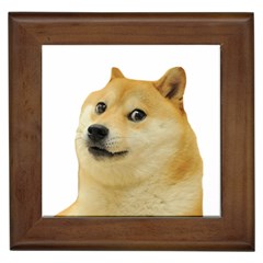 Doggo Doge Meme Framed Tile by snek