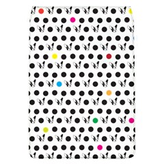 Boston Terrier Dog Pattern With Rainbow And Black Polka Dots Removable Flap Cover (l) by genx