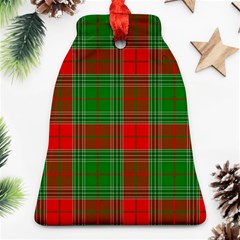 Lumberjack Plaid Buffalo Plaid Bell Ornament (two Sides) by Wegoenart