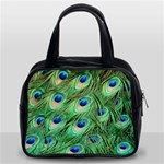 Peacock Feathers Peafowl Classic Handbag (Two Sides) Front