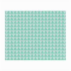 Mint Triangle Shape Pattern Small Glasses Cloth by picsaspassion