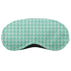 Mint Triangle Shape Pattern Sleeping Masks by picsaspassion