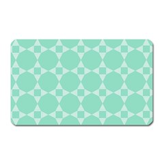 Mint Star Pattern Magnet (rectangular) by picsaspassion