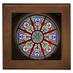 Church Window Window Rosette Framed Tiles by Wegoenart