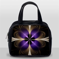 Fractal Glow Flowing Fantasy Classic Handbag (one Side) by Wegoenart