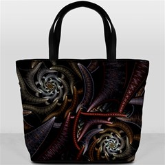 Geometry Math Fractal Art Bucket Bag by Wegoenart