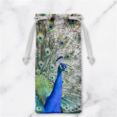 Peacock Bird Colorful Plumage Jewelry Bag by Wegoenart