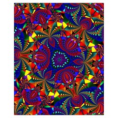 Kaleidoscope Pattern Ornament Drawstring Bag (small) by Wegoenart