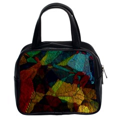 Background Color Template Abstract Classic Handbag (two Sides) by Wegoenart