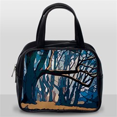 Forest Artwork Card Greeting Woods Classic Handbag (one Side) by Wegoenart