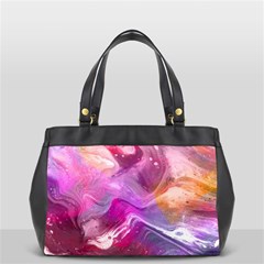 Background Art Abstract Watercolor Oversize Office Handbag (2 Sides) by Wegoenart