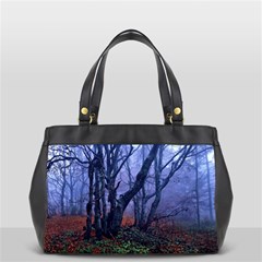 Beeches Autumn Foliage Forest Tree Oversize Office Handbag (2 Sides) by Wegoenart