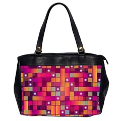 Abstract Background Colorful Oversize Office Handbag (2 Sides) by Wegoenart