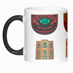 Evil Eye Protection Charm Colorful Morph Mugs by Wegoenart