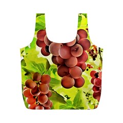 Grape Harvest Nature Figure Rustic Full Print Recycle Bag (m) by Wegoenart