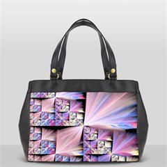 Fractal Art Artwork Digital Art Oversize Office Handbag (2 Sides) by Wegoenart