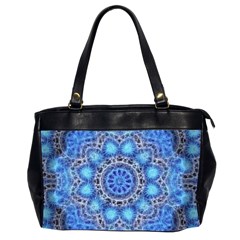 Fractal Mandala Abstract Oversize Office Handbag (2 Sides) by Wegoenart