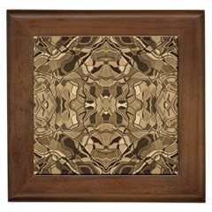 Abstract #8   I   Antiqued 6000 Framed Tiles by KesaliSkyeArt