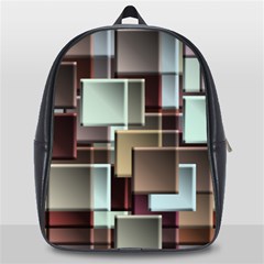 Texture Artwork Mural Murals Art School Bag (large) by Pakrebo