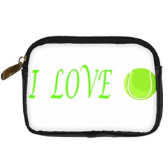 I Lovetennis Digital Camera Leather Case by Greencreations