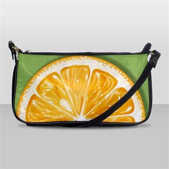 Pop Art Orange  Shoulder Clutch Bag by Valentinaart