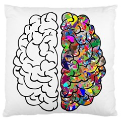 Brain Mind A I Ai Anatomy Standard Flano Cushion Case (one Side) by Pakrebo