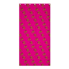 No Step On Snek Pattern Pink Background Meme Shower Curtain 36  X 72  (stall) by snek