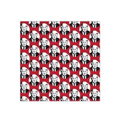 Trump Retro Face Pattern Maga Red Us Patriot Satin Bandana Scarf by snek