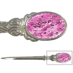 Pink Camouflage Army Military Girl Letter Opener by snek