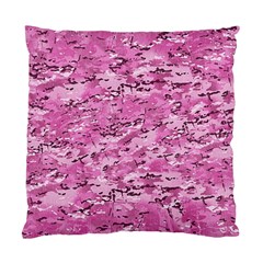 Pink Camouflage Army Military Girl Standard Cushion Case (one Side) by snek