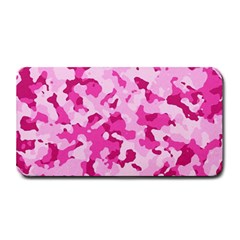 Standard Pink Camouflage Army Military Girl Funny Pattern Medium Bar Mats by snek