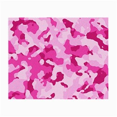 Standard Pink Camouflage Army Military Girl Small Glasses Cloth (2-side) by snek