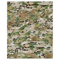 Wood Camouflage Military Army Green Khaki Pattern Drawstring Bag (small) by snek