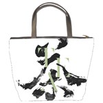 Tea Calligraphy Bucket Bag Back