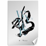 Water Calligraphy  Canvas 20  x 30  19.62 x28.9  Canvas - 1