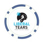 Liberal Tears funny screeching Democrat Screaming Poker Chip Card Guard (10 pack) Front