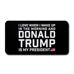 I Love When I Wake Up And Donald Trump Is My President Maga Medium Bar Mats by snek