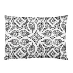 Mandala Line Art Pillow Case by Mariart