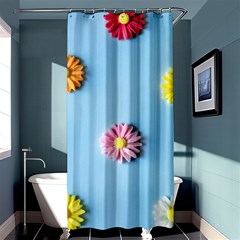 Daisy Shower Curtain 36  X 72  (stall)  by WensdaiAmbrose