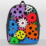 The Gears Are Turning School Bag (XL) Front