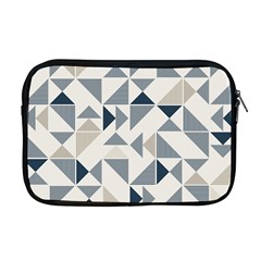 Geometric Triangle Modern Mosaic Apple Macbook Pro 17  Zipper Case by Pakrebo