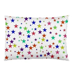 Star Random Background Scattered Pillow Case by Pakrebo